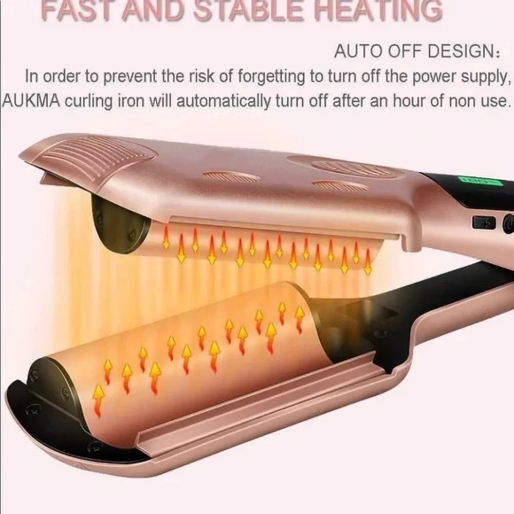 Beachy Hair Waver New LCD Display